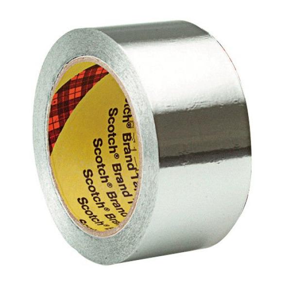 3M™ Aluminiumklebeband 1436, Silber, 50 mm x 50 m
