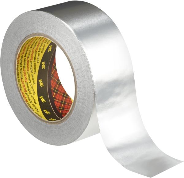 3M™ Aluminiumklebeband 1436, Silber, 50 mm x 50 m
