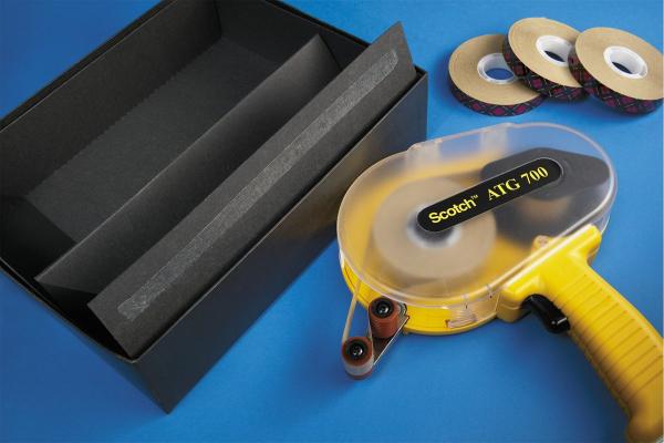 3M™ ATG Klebeband Adaptar und Handaboller 700, Gelb, 6.4 mm Adapter, Model 19600