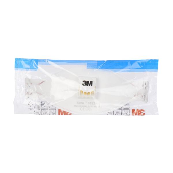 3M™ Aura™ Partikelmaske, FFP3, mit Ventil, 9332+