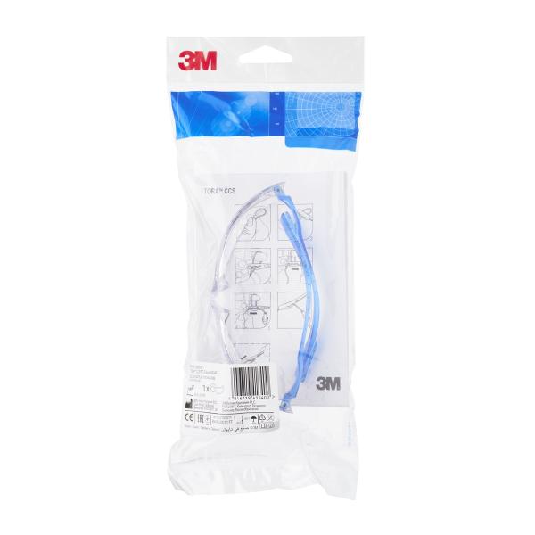 3M™ CCS Schutzbrille, Antikratz-/Anti-Fog-Beschichtung, transparente Scheibe, 71511-00000, 20 pro Packung