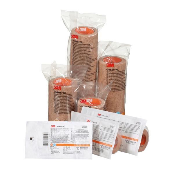3M™ Coban™ NL Selbsthaftender Stütz- und Fixierverband, 2083, 3 cm x 5 cm, 24/Packung, latexfrei