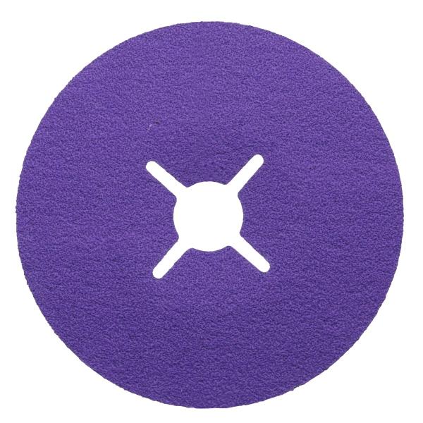 3M™ Cubitron™ 3 Fiberscheibe 1187C, 80+, 115 mm x 22 mm, Slotted, 25/Bag, 100 ea/Case