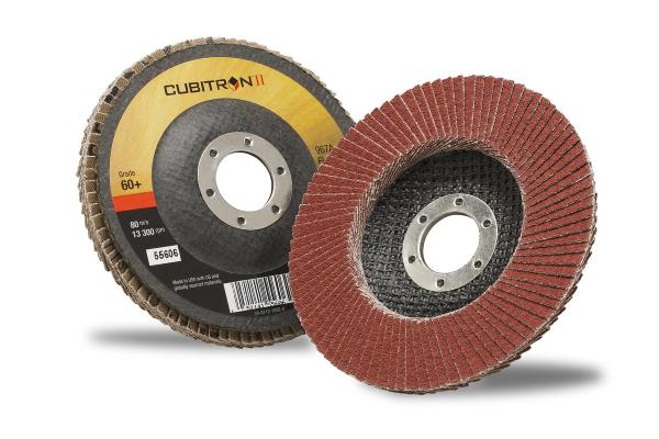 3M™ Cubitron™ II Fächerscheibe 967A, 125 mm x 22 mm, 60+, konisch