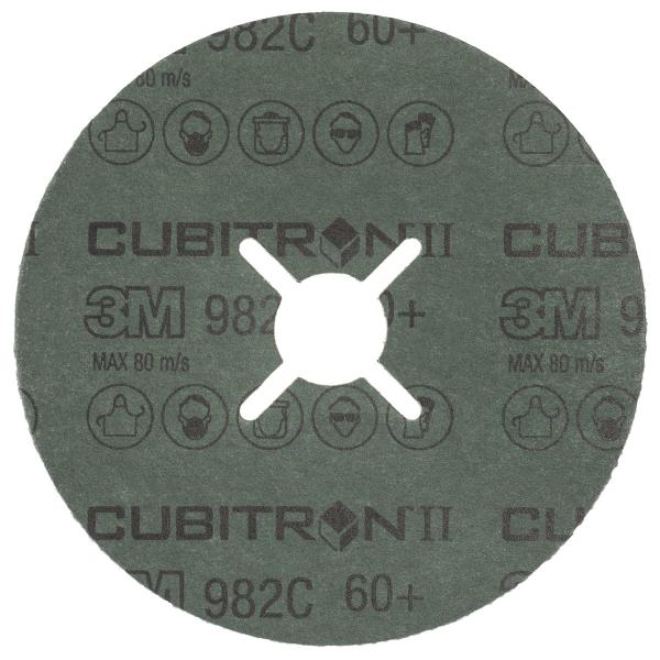 3M™ Cubitron™ II Fiberscheibe 982C, 125 mm x 22 mm, 60+