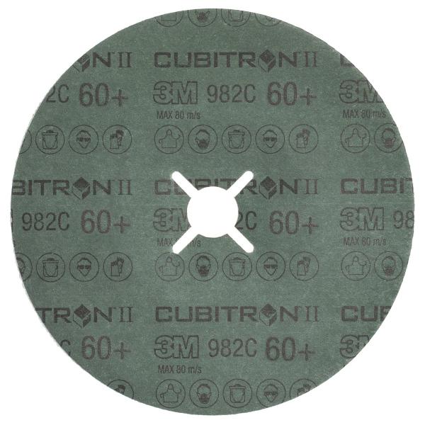 3M™ Cubitron™ II Fiberscheibe 982C, 180 mm x 22 mm, 60+