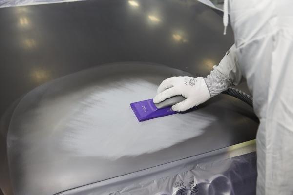 3M™ Cubitron™ II Gitternetz Schleifstreifen auf Rolle, 115 mm x 10 m, 80+, 34572