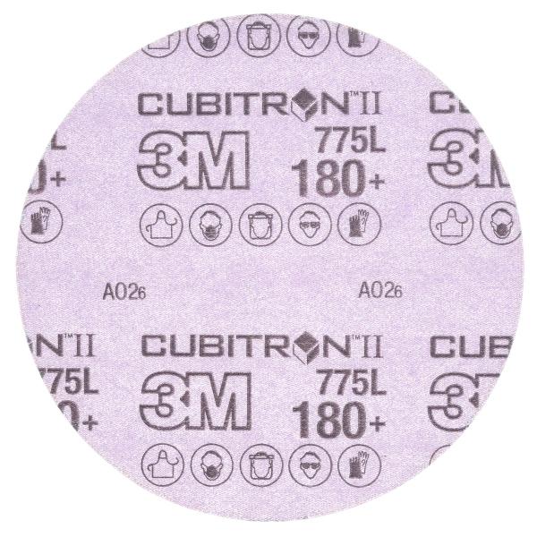 3M™ Cubitron™ II Hookit™ Filmscheibe 775L, 75 mm, 180+, ungelocht