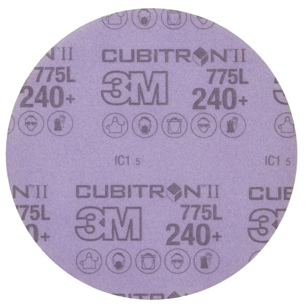 3M™ Cubitron™ II Hookit™ Filmscheibe 775L, 150 mm, 240+, ungelocht