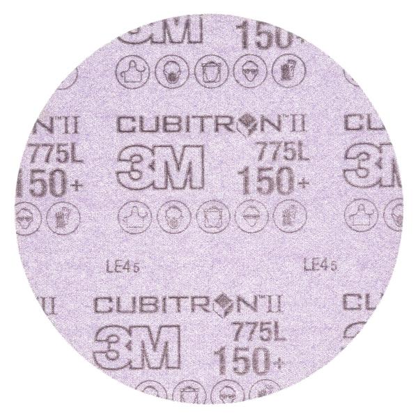 3M™ Cubitron™ II Hookit™ Filmscheibe 775L, 125 mm, 150+, ungelocht