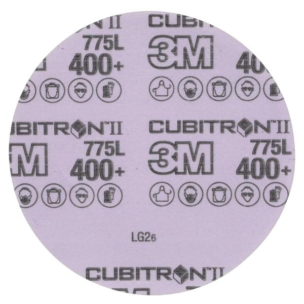 3M™ Cubitron™ II Hookit™ Filmscheibe 775L, 150 mm, 400+, ungelocht