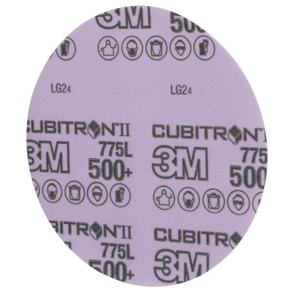 3M™ Cubitron™ II Hookit™ Filmscheibe 775L, 500+ 3MIL, 125 mm, Die 500X
