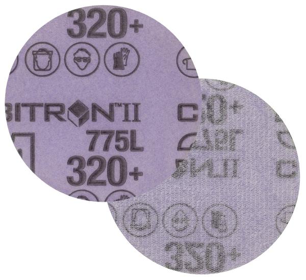 3M™ Cubitron™ II Hookit™ Filmscheibe 775L, 75 mm, 320+, ungelocht