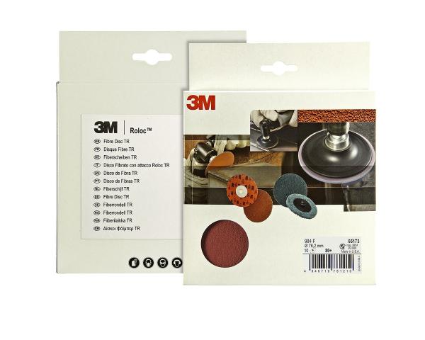 3M™ Cubitron™ II Roloc™ Gewebeschleifscheibe 984F, 75 mm, 80+ (IPS)