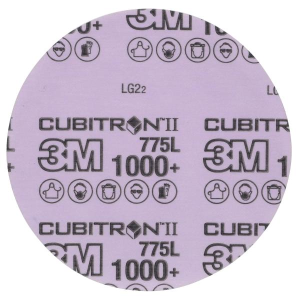 3M™ Cubitron™ II Stikit™ Filmscheibe 775L, 1000+ 3MIL, 125 mm, Die 500X, Linered