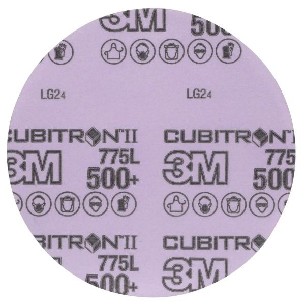 3M™ Cubitron™ II Stikit™ Filmscheibe 775L, 500+ 3MIL, 125 mm, Die 500X, Linered