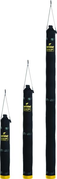 3M™ DBI-SALA® Absturzsicherung für Werkzeuge, langer Sicherheitsbehälter, 45,5 kg Tragfähigkeit, Klettbefestigung, Segeltuch, 1500136