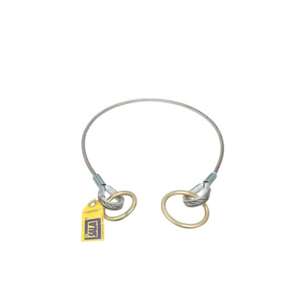 3M™ DBI-SALA® Durchlaufseil Verbindungsmittel-Befestigungsadapter, Edelstahl, 1,21 m, 5900550