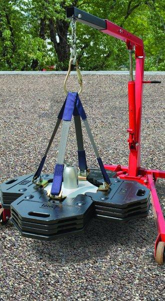 3M™ DBI-SALA® Freistehender Gegengewichtsanker für Dachflächen, silbern, 2100180