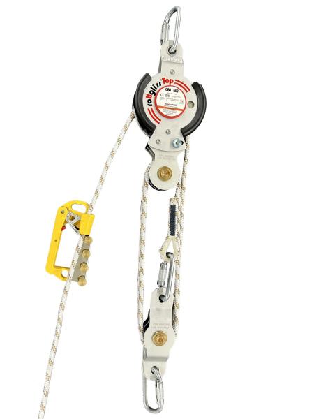 3M™ DBI-SALA® Rollgliss™ R350 Rettungs- und Abseilgerät, Übersetzungsverhältnis 3:1, Nutzlänge 30 m, Gesamtlänge 90 m, 8900446