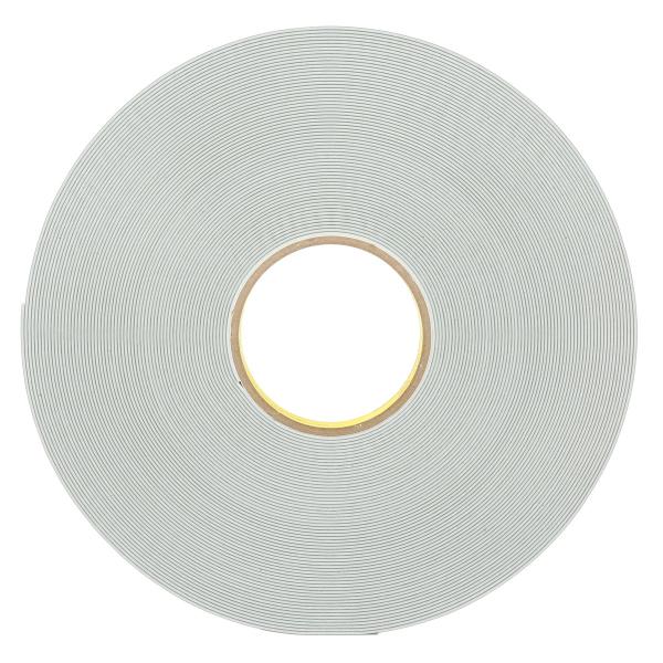 3M™ Doppelseitiges PE-Schaumstoff-Klebeband 9536, Weiß, 19 mm x 66 m, 0.4 mm