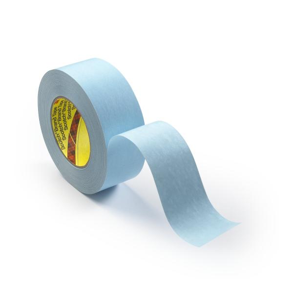 3M™ Doppelseitiges Spleißklebeband für fliegenden Rollenwechsel R9993 wasserdispergierbar, Blau, 50 mm x 33 m, 0.07 mm