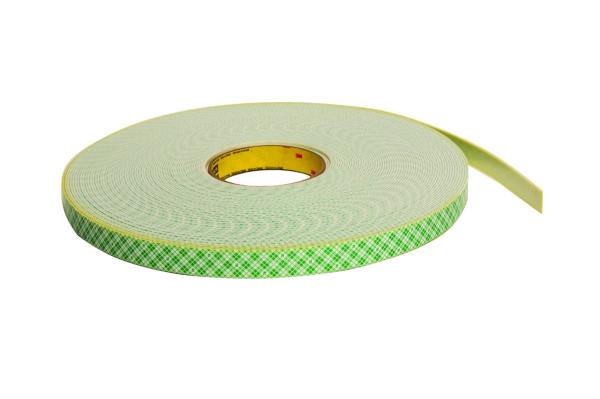 3M™ Doppelseitiges Urethanschaum-Klebeband 4026, Weiß, 19 mm x 10 m, 1.6 mm