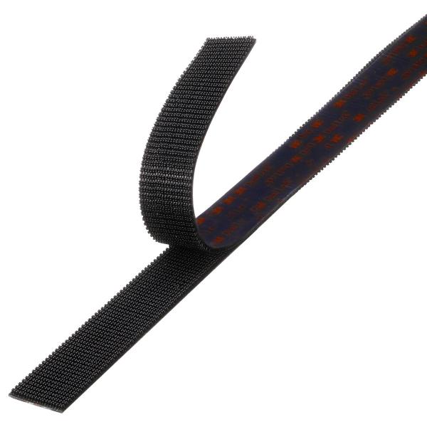 3M™ Dual Lock™ Flexibler Druckverschluss SJ3551CF, Schwarz, 25 mm x 5 m, 5.7 mm, 62 Köpfe/cm², Aussenbreich, Musterrolle