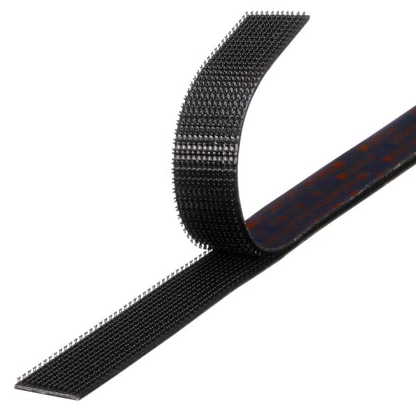 3M™ Dual Lock™ Flexibler Druckverschluss SJ3552CF, Schwarz, 25 mm x 45.7 m, 5.7 mm, 26 Köpfe/cm², Aussenbreich