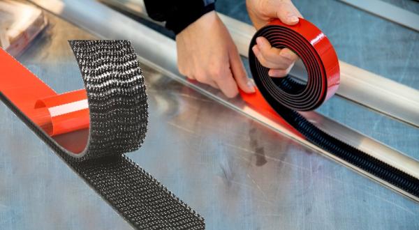 3M™ Dual Lock™ Flexibler Druckverschluss SJ3870, schwarz, 25 mm x 41 m, 6.1 mm, 40 Köpfe/cm2, Aussenbreich