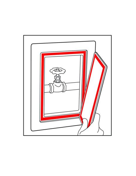 3M™ Dual Lock™ Flexibler Druckverschluss TB3560, Transluzent, 25 mm x 3 m, 5.7 mm, 40 Köpfe/cm2, Aussenbreich