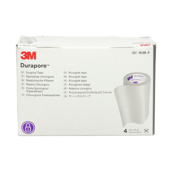 3M™ Durapore™ Kunstseidenpflaster, 1538-3, 7,6 cm x 9,1 m 6/Packung