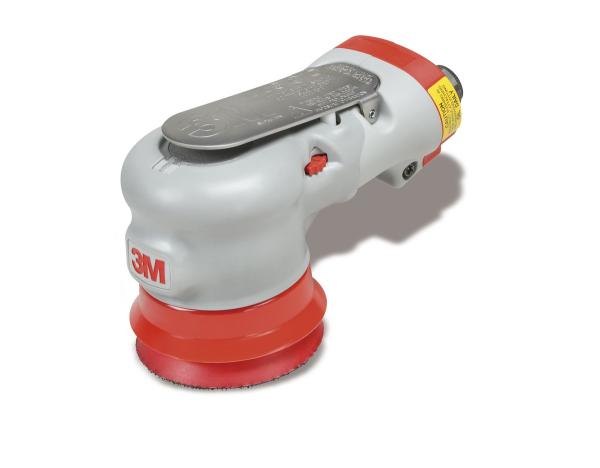 3M™ Einhand-Druckluft-Exzenterschleifer Serie Elite, 75 mm, ohne Absaugung, 5 mm Schleifhub, 1/4"-Gewinde
