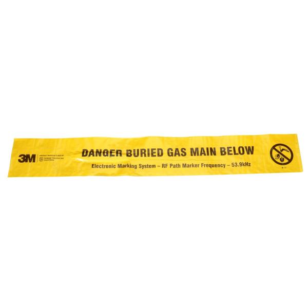 3M™ Electronic Marking System (EMS) Gefahrenwarnband 7905, gelb, 152 mm, Gas, 152-m-Rolle, 1 Rolle pro Packung