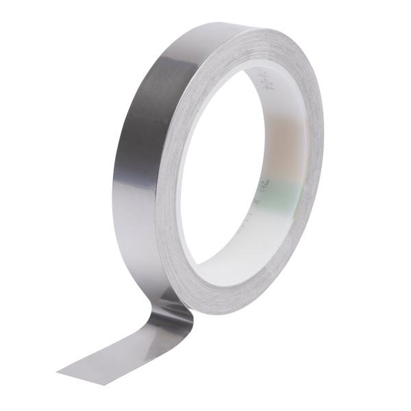 3M™ ET 1183 Kupferfolie glatt, verzinnt, mit leitfähigem Kleber, Zinn, 12 mm x 16,5 m x 0,07 mm