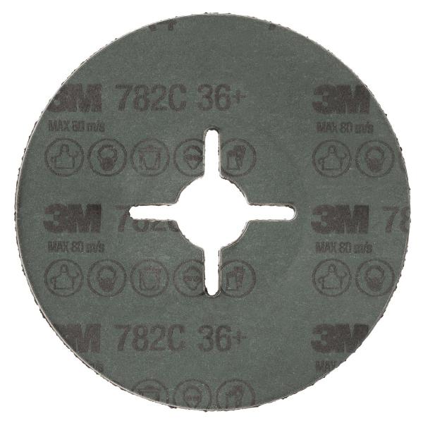 3M™ Fiberscheibe 782C, 115 mm x 22 mm, 36+