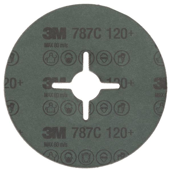 3M™ Fiberscheibe 787C, 125 mm x 22 mm, 120+