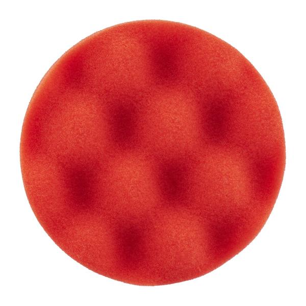 3M™ Finesse-it™ Polierschaumpad, rot, 80 mm, gewaffelt