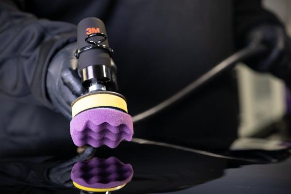 3M™ Finesse-it™ Premium Schaumpolierpad, 40971, Pink, 95 mm, Convolute