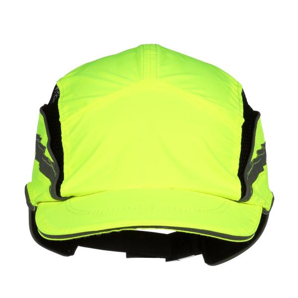 3M™ First Base™ 3 Anstoßkappe 2021867, Classic, fluoreszierende Warnfarbe, Gelb, Standard-Schirm, 70 mm, individuell