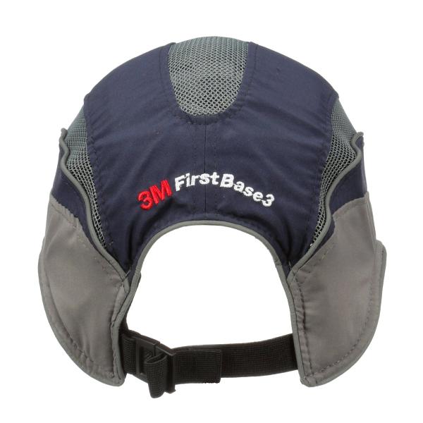 3M™ First Base™ 3 Anstoßkappe 2031215, Elite, Marineblau/Grau, Mikro-Schirm, 25 mm, individuell