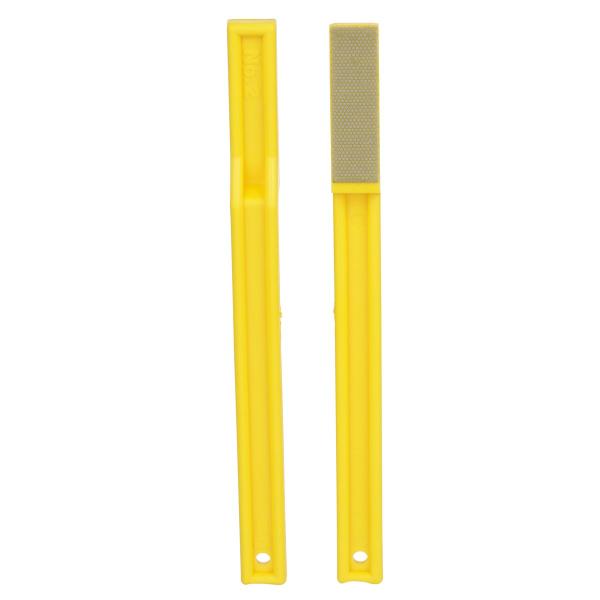 3M™ Flexible Diamond Hand File 6210J, M40, Pattern 18, Yellow, 1-3/4 in x 1/2 in, NO 2, 10 ea/Case