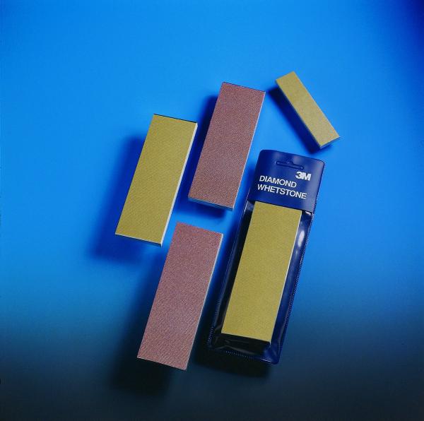 3M™ Flexible Diamond Whetstone 6220J, N74, Pattern 18, Red, 6 in x 2 in, 5 ea/Case