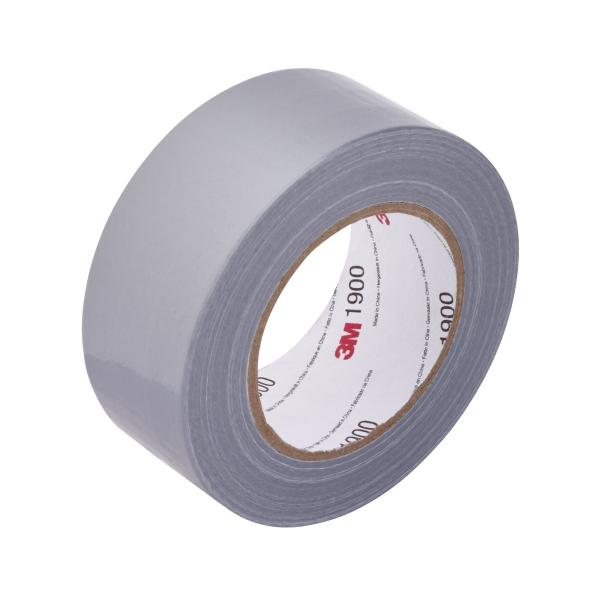 3M™ Gewebeklebeband 1900, Silber, 50 mm x 50 m, 0.17 mm