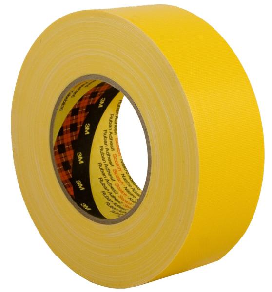 3M™ Gewebeklebeband 389, Gelb, 25 mm x 50 m, 0.26 mm