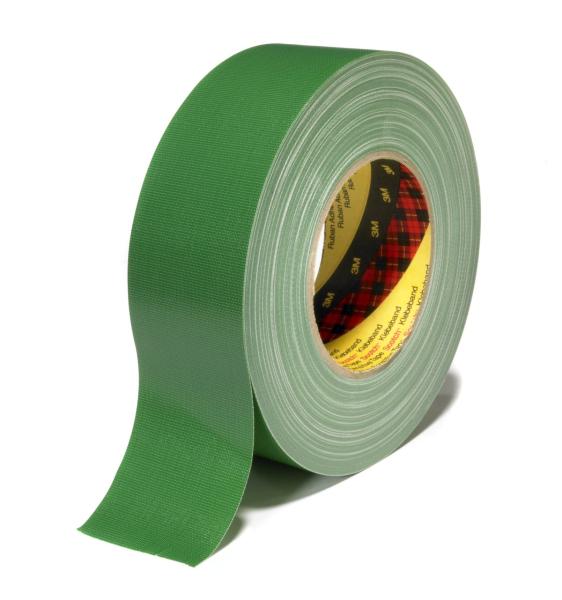 3M™ Gewebeklebeband 389, Grün, 50 mm x 50 m, 0.26 mm