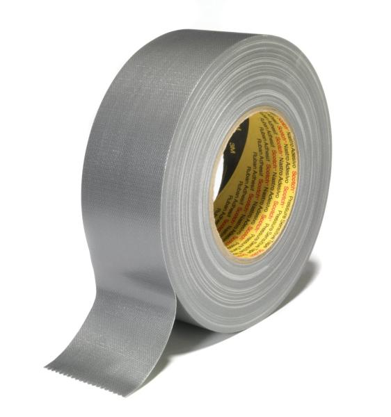 3M™ Gewebeklebeband 389, Silber, 75 mm x 50 m, 0.26 mm