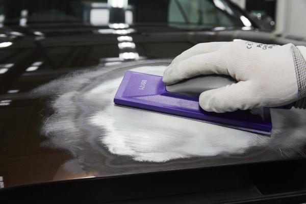 3M™ Gitternetz Schleifstreifen Blau auf Rolle, 115 mm x 10 m, 320, 36476