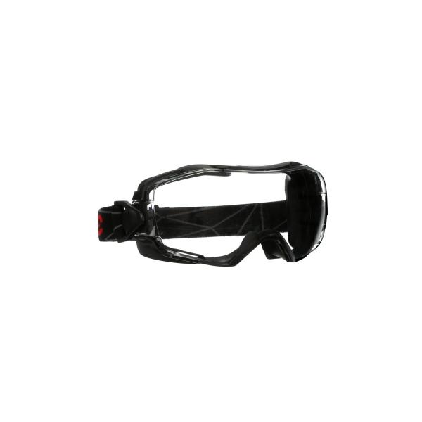 3M™ GoggleGear™ 6000 Vollsicht-Schutzbrille, schwarzer Rahmen, Scotchgard™ Anti-Fog-/Antikratz-Beschichtung (K&N), transparente Scheibe, GG6001SGAF-BLK-EU, 10 pro Packung
