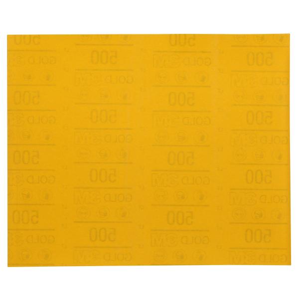 3M™ Gold Schleifstreifen 288U, 229 mm x 280 mm, 500, ohne Loch, 12538
